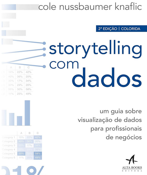 foto da capa do livro storytelling com dados